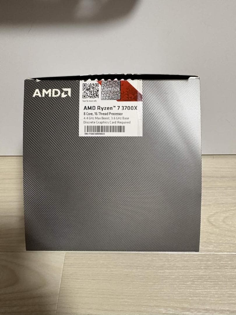 ＜未使用純正クーラー付属＞AMD Ryzen 7 3700X CPU