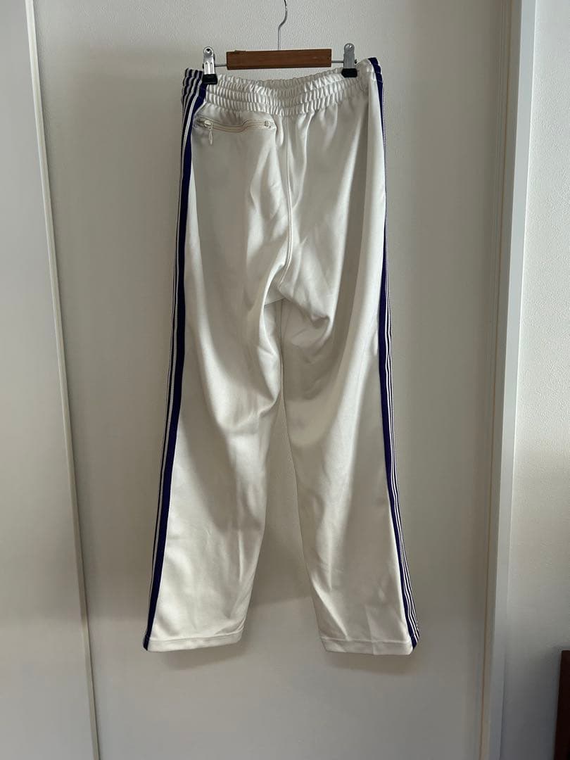 Needles ニードルズ Track Pant ホワイト×パープル　XS