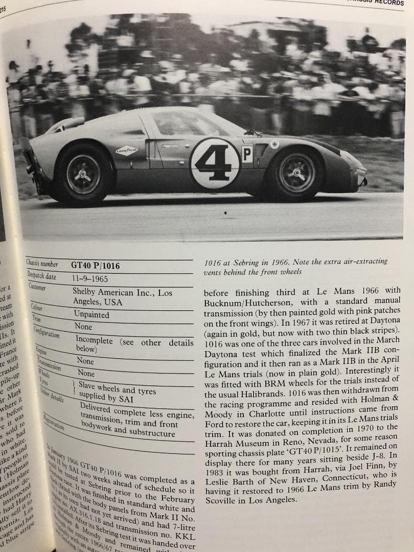洋書 GT40