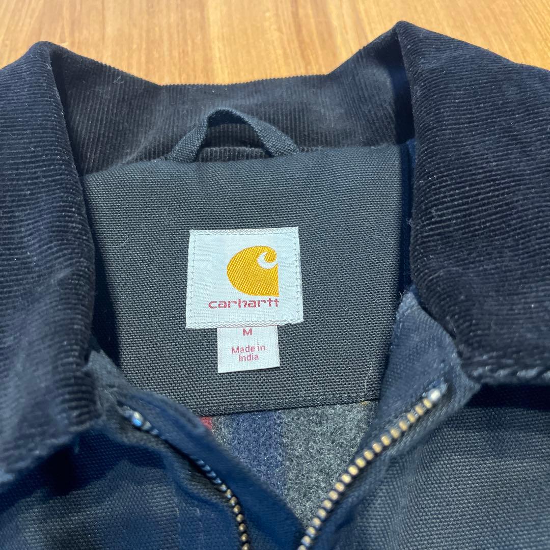 【美品】Carhartt デトロイトジャケット　ブラック