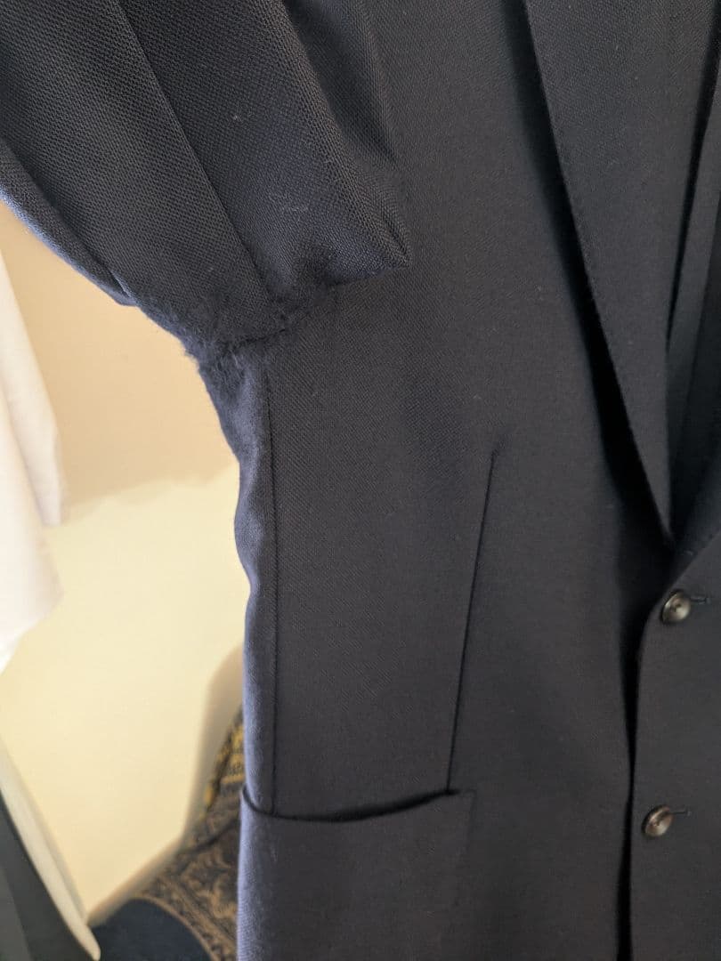 BOGLIOLI【USED美品】シャツジャケット 50 テーラード ネイビー