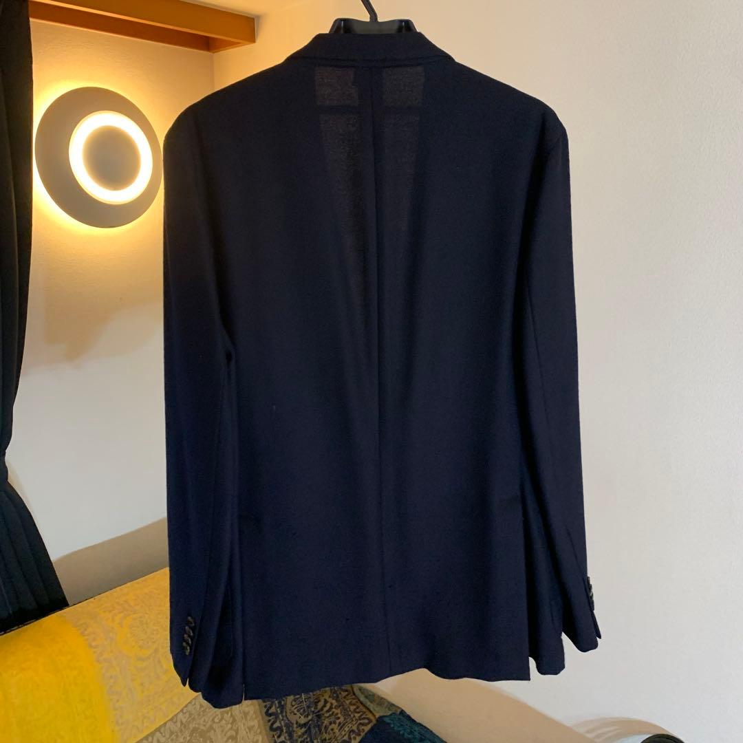 BOGLIOLI【USED美品】シャツジャケット 50 テーラード ネイビー
