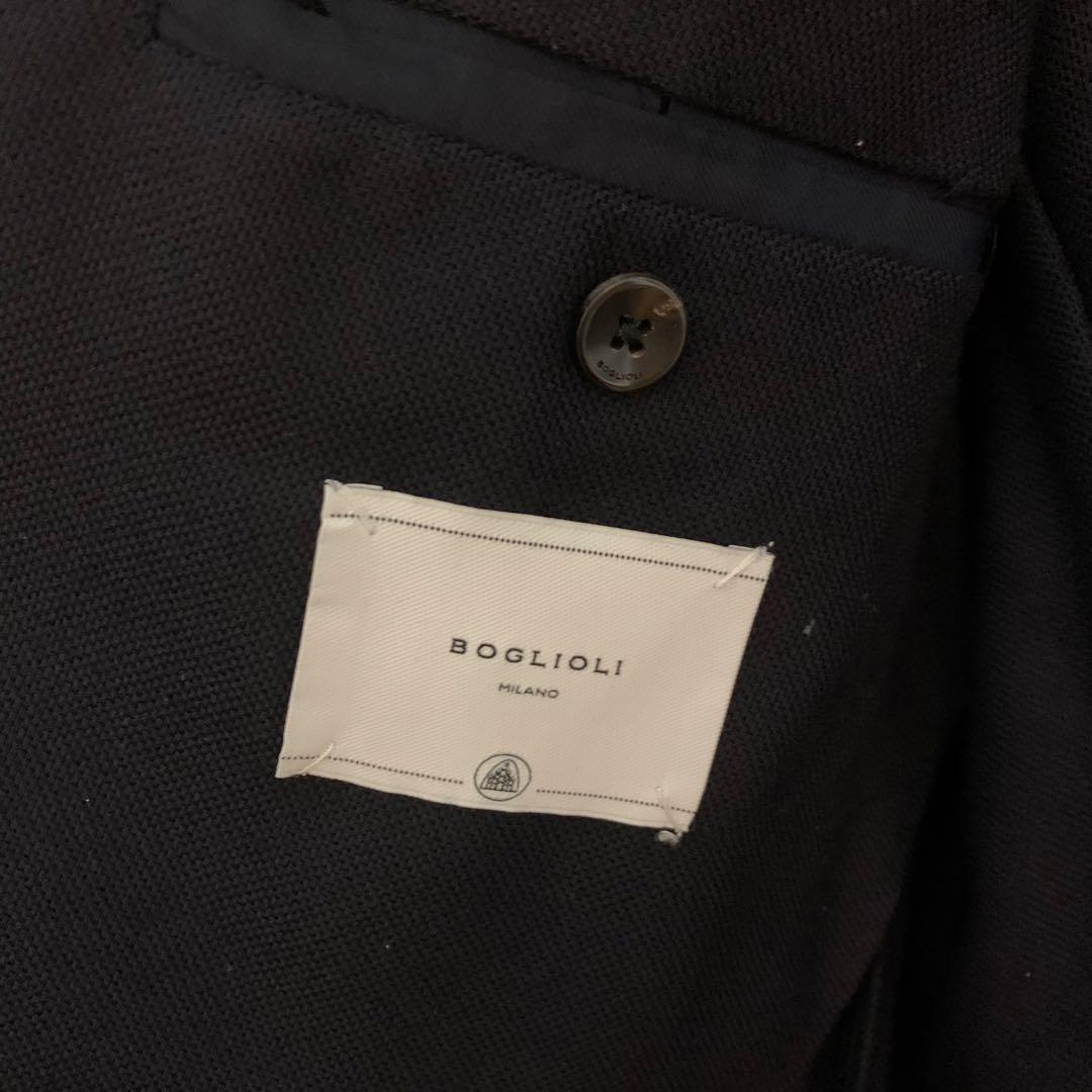 BOGLIOLI【USED美品】シャツジャケット 50 テーラード ネイビー