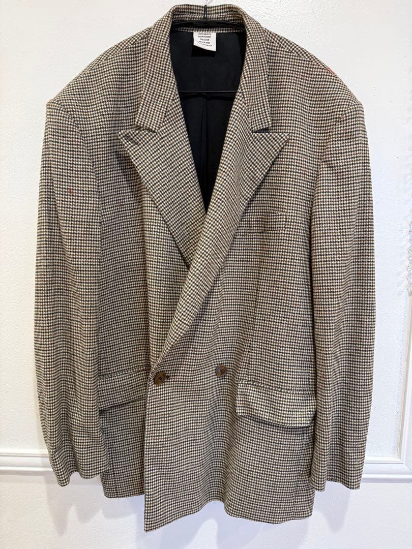 断*読様 [VETEMENTS]Oversized Double JKT[あゆ着