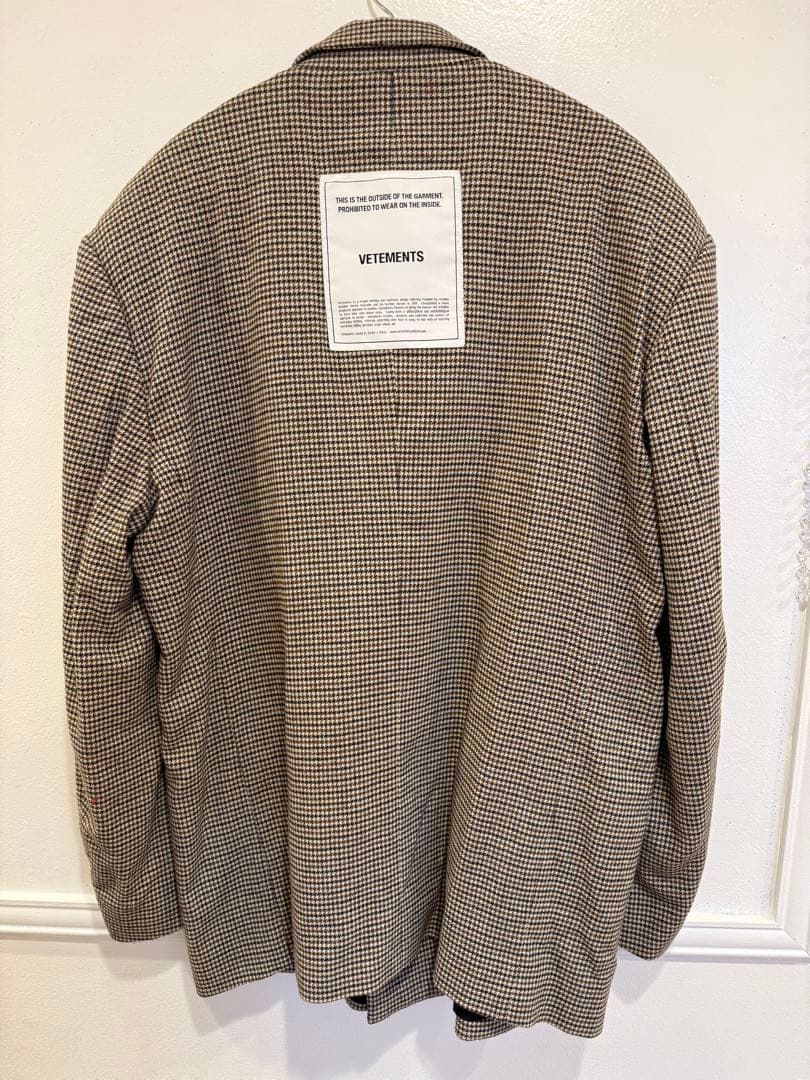 断*読様 [VETEMENTS]Oversized Double JKT[あゆ着