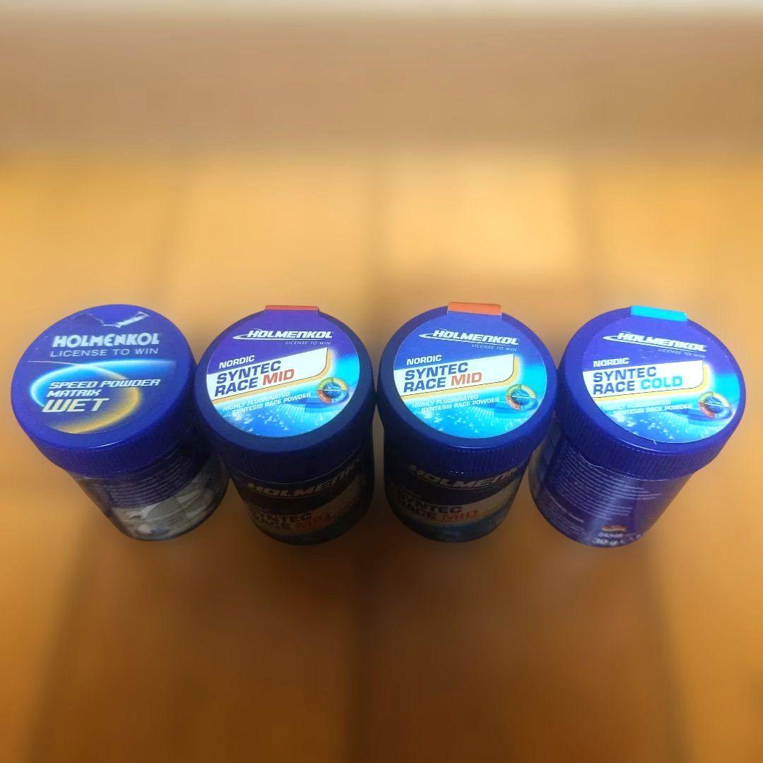 ホルメンコール　フッ素　グライダーワックス WET＆MID2本＆COLD 計4本