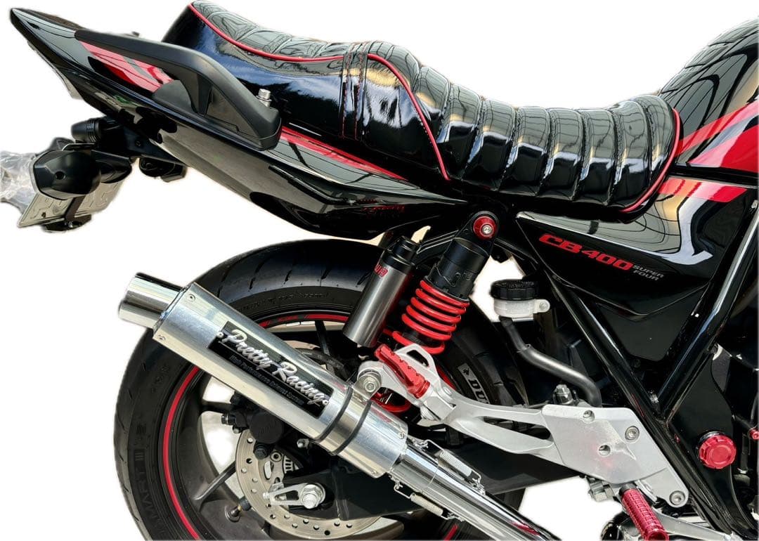 エナメルレザータックロールシート ホンダCB400SF SB NC39 NC42