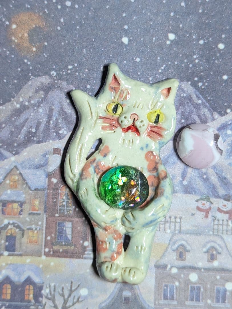 猫人形