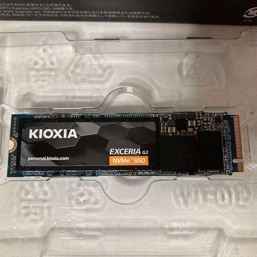 内蔵型SSD KIOXIA M.2 NVMe SSD 500GB EXCERIA G2