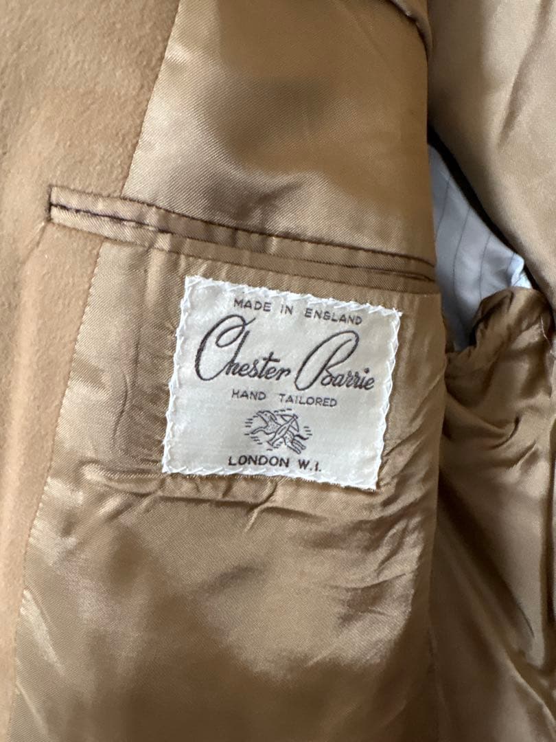 【英国製】Chester Barrie（チェスターバリー）製の100％カシミヤ