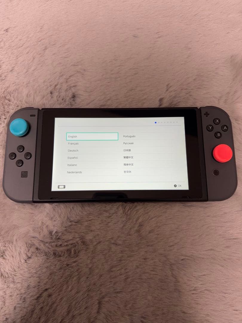 Nintendo Switch 本体 グレー Joy-Con 128GB SD付