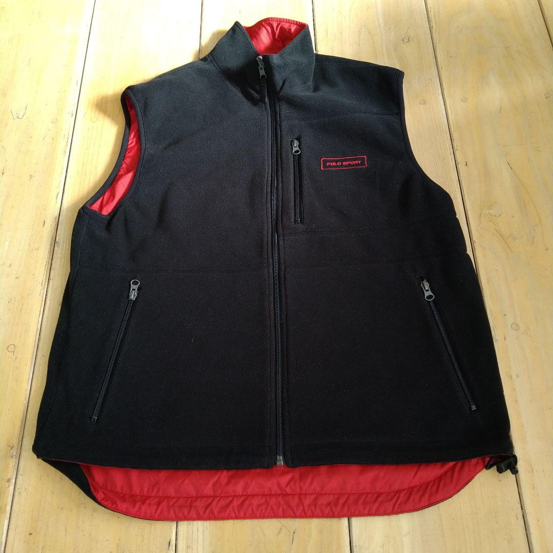 POLO SPORT ポロスポーツ Lサイズ ナイロンベスト リバーシブル