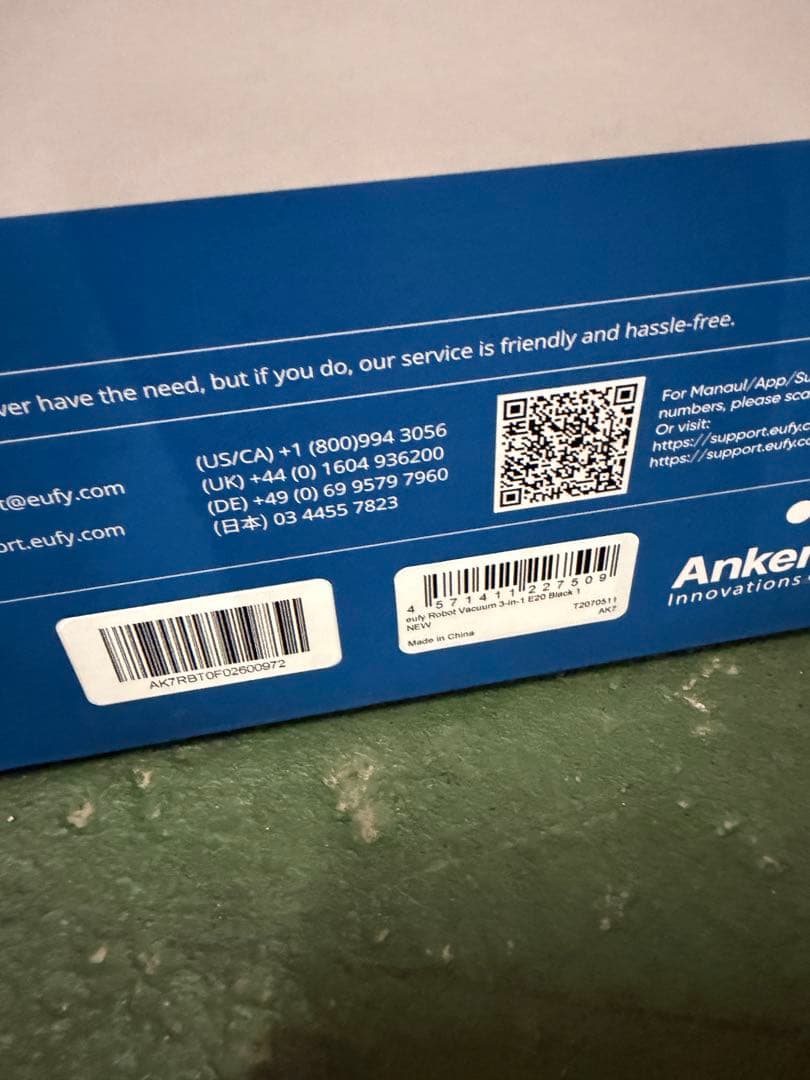 Anker Eufy Robot Vacuum 3-in-1 E20 掃除機