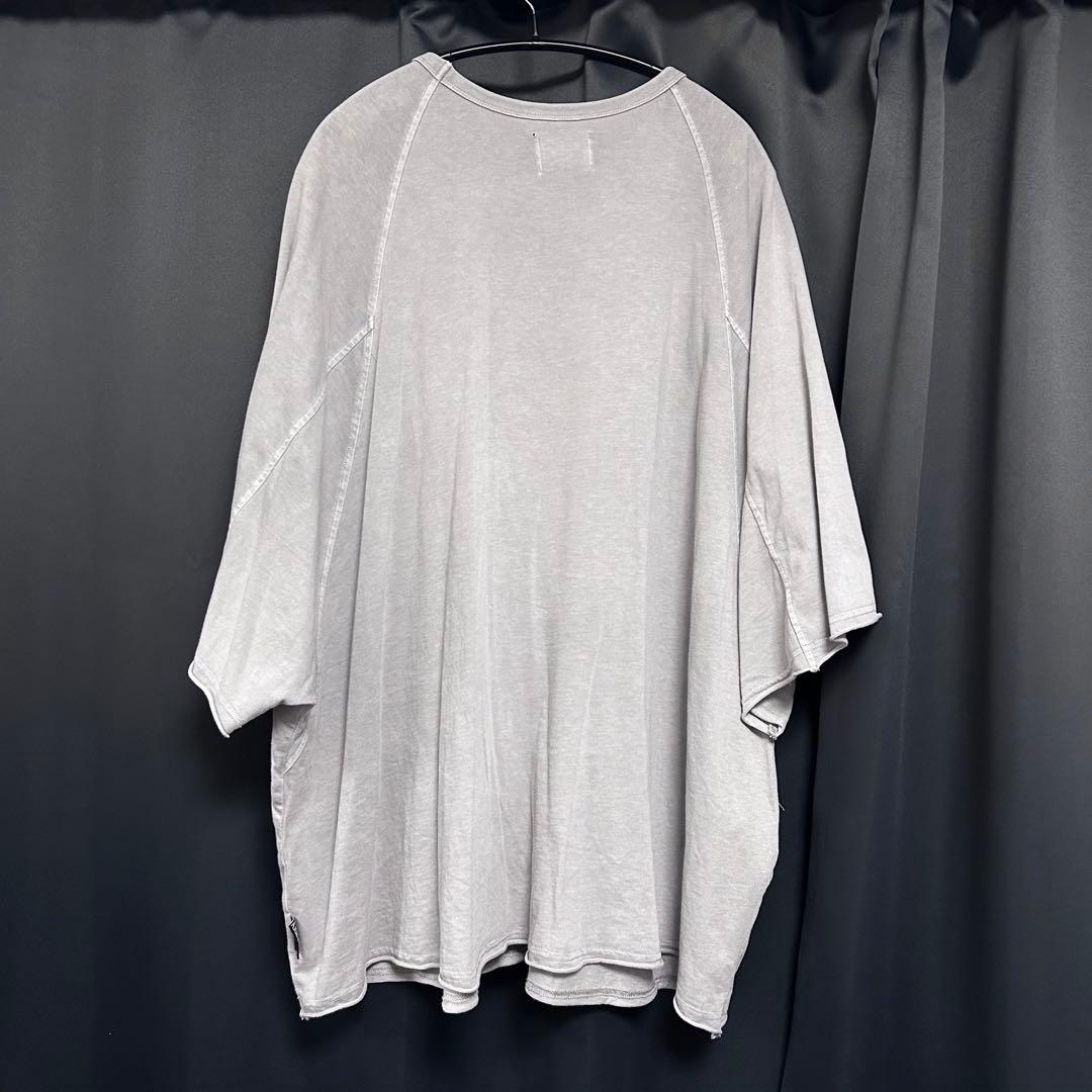 AJOBYAJO Cross Symbol Washed Raglan Tシャツ