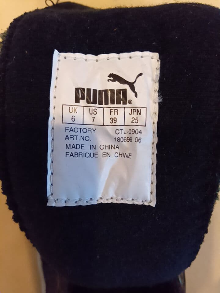 puma 　シャタンボクセン　ボクサーブーツ　25cm　黒✕カーキ