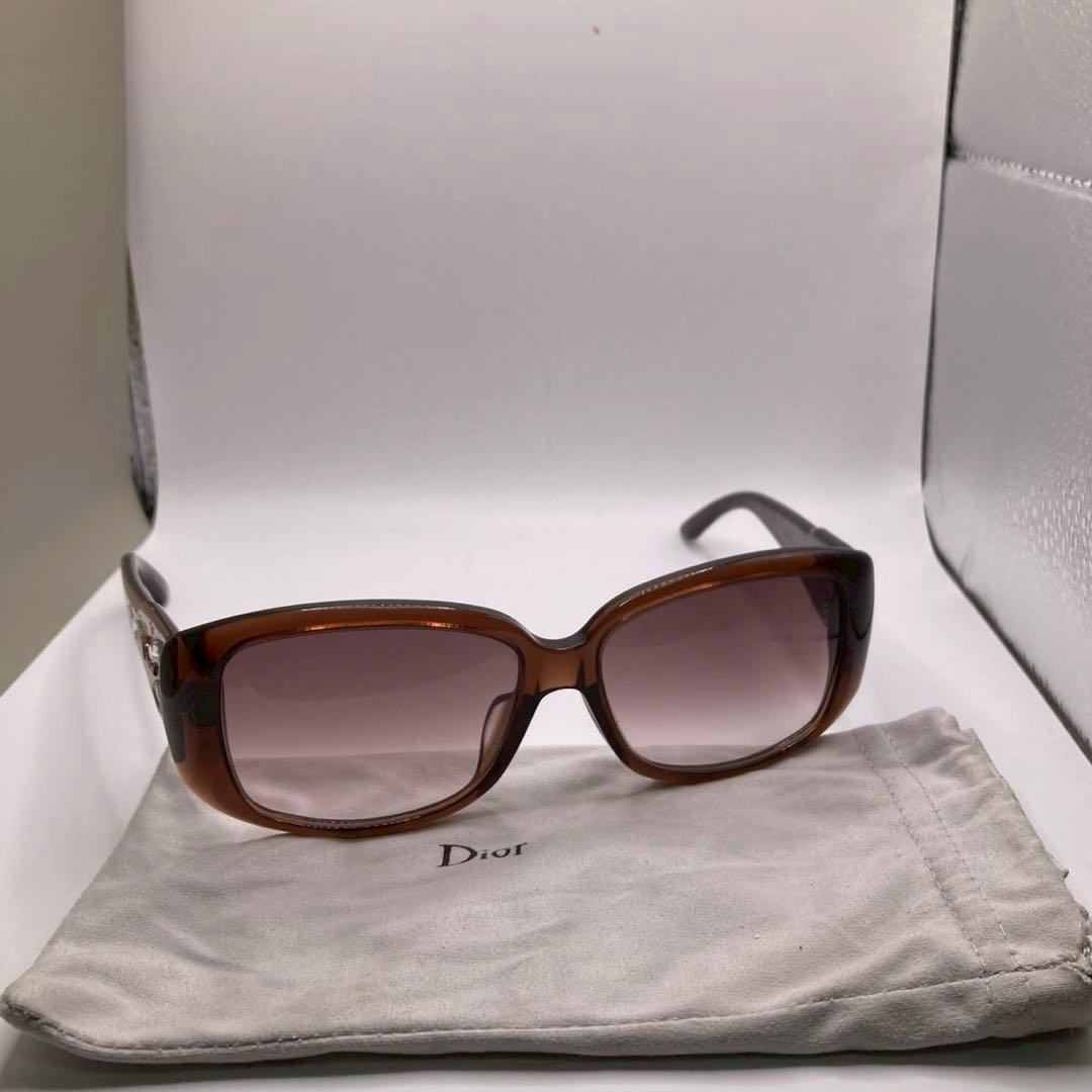 美品　Dior ディオール　 サングラス ラインストーン　ビジュー　y2k 箱