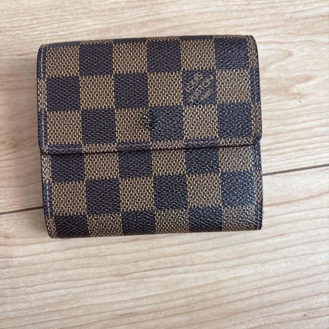 Louis Vuitton ダミエ　ポルトフォイユ　Wホック　三つ折り
