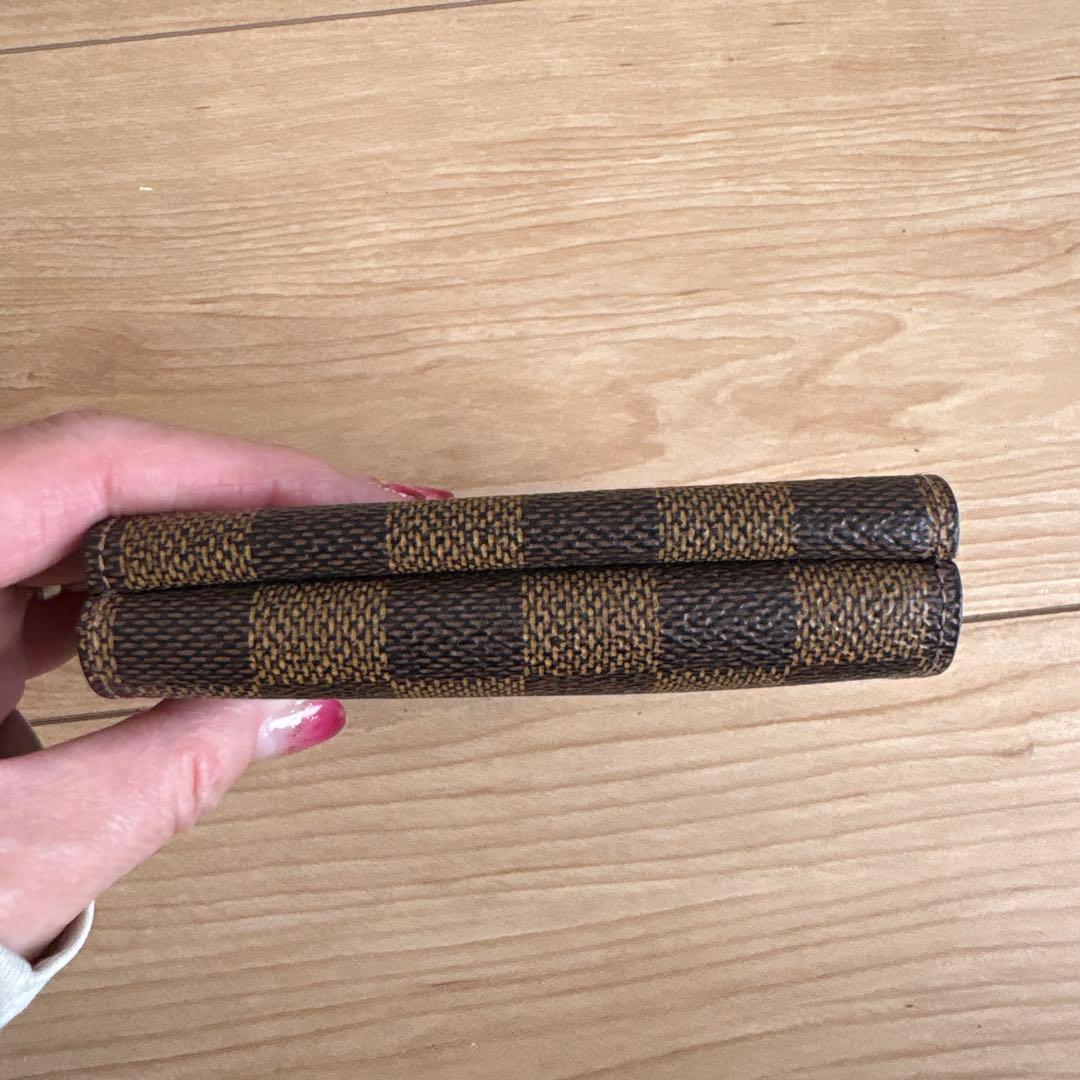 Louis Vuitton ダミエ　ポルトフォイユ　Wホック　三つ折り