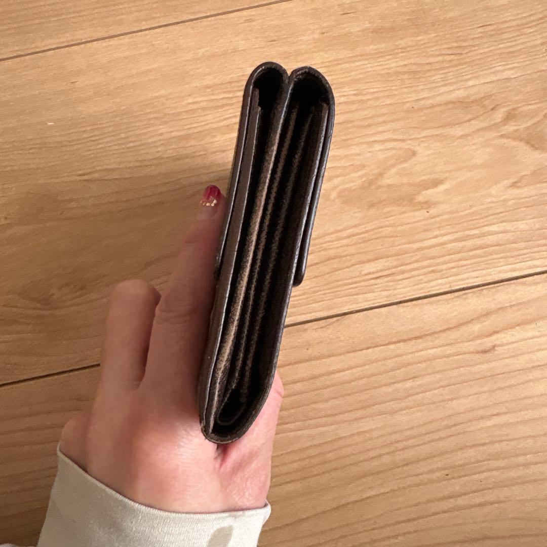 Louis Vuitton ダミエ　ポルトフォイユ　Wホック　三つ折り