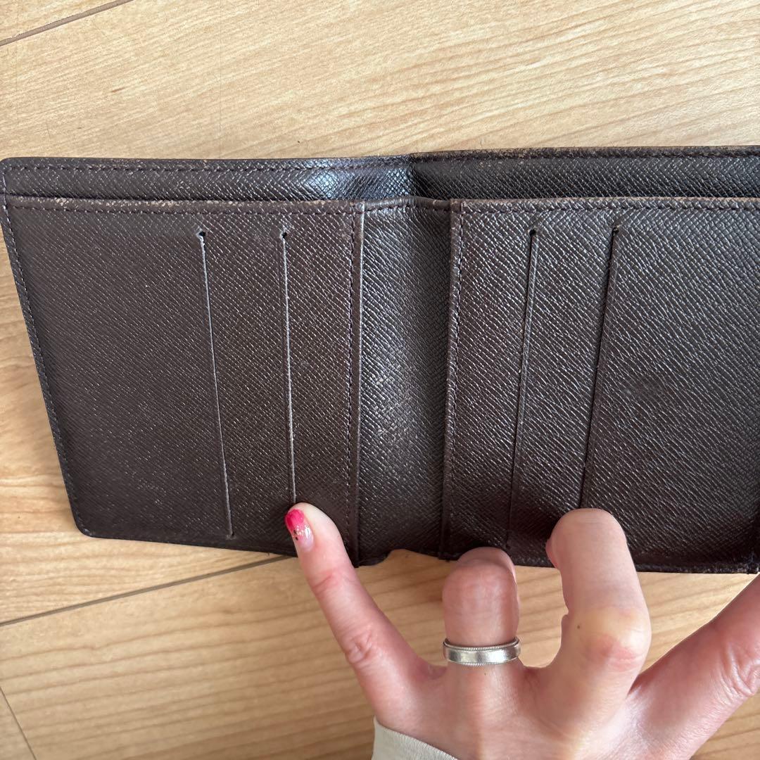 Louis Vuitton ダミエ　ポルトフォイユ　Wホック　三つ折り