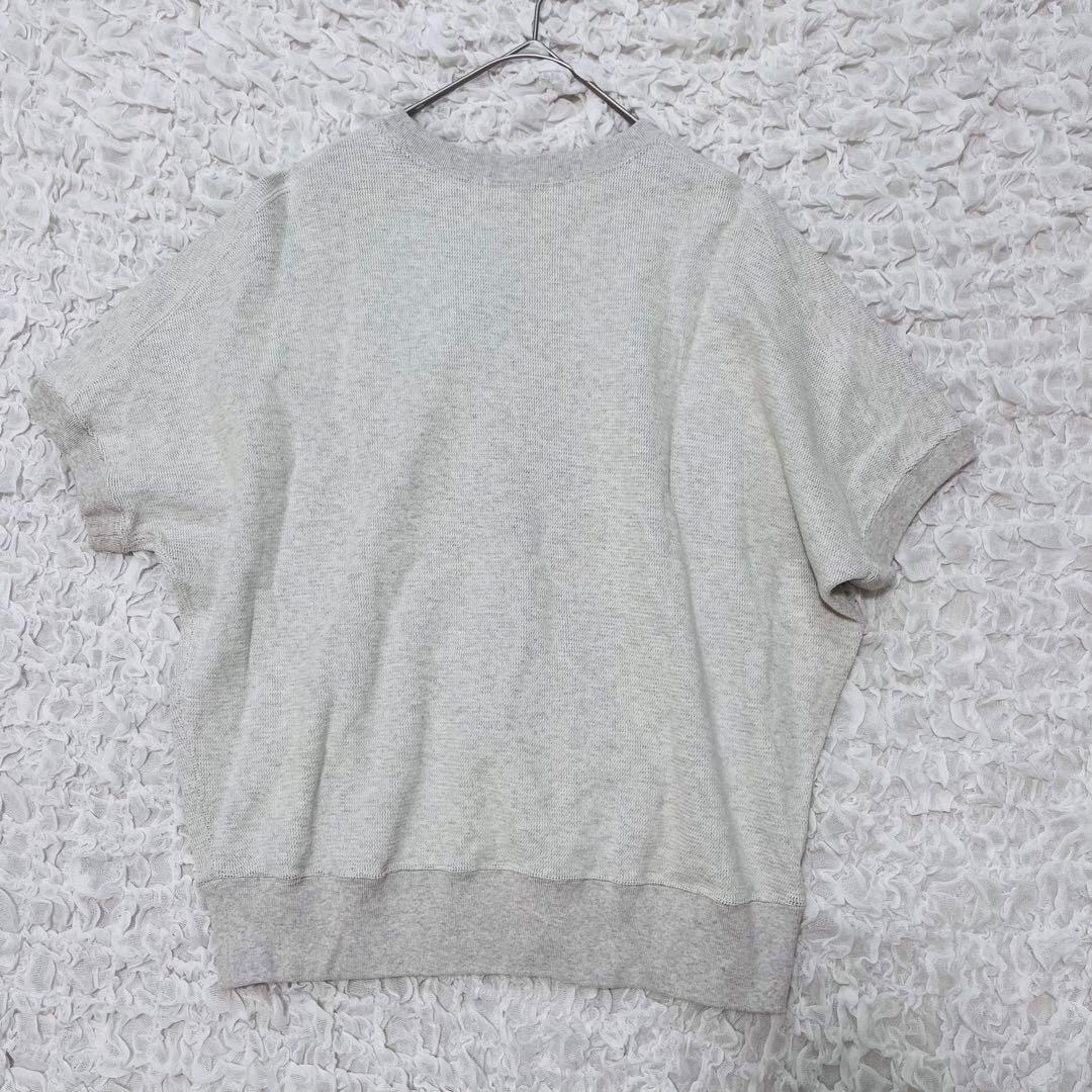 【美品】かぐれ サカリバーフレンチスリーブ 2025春夏　半袖トップス グレー