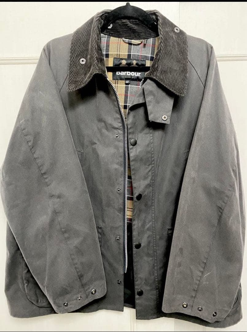 【Barbour】os bedale wax jacket gray