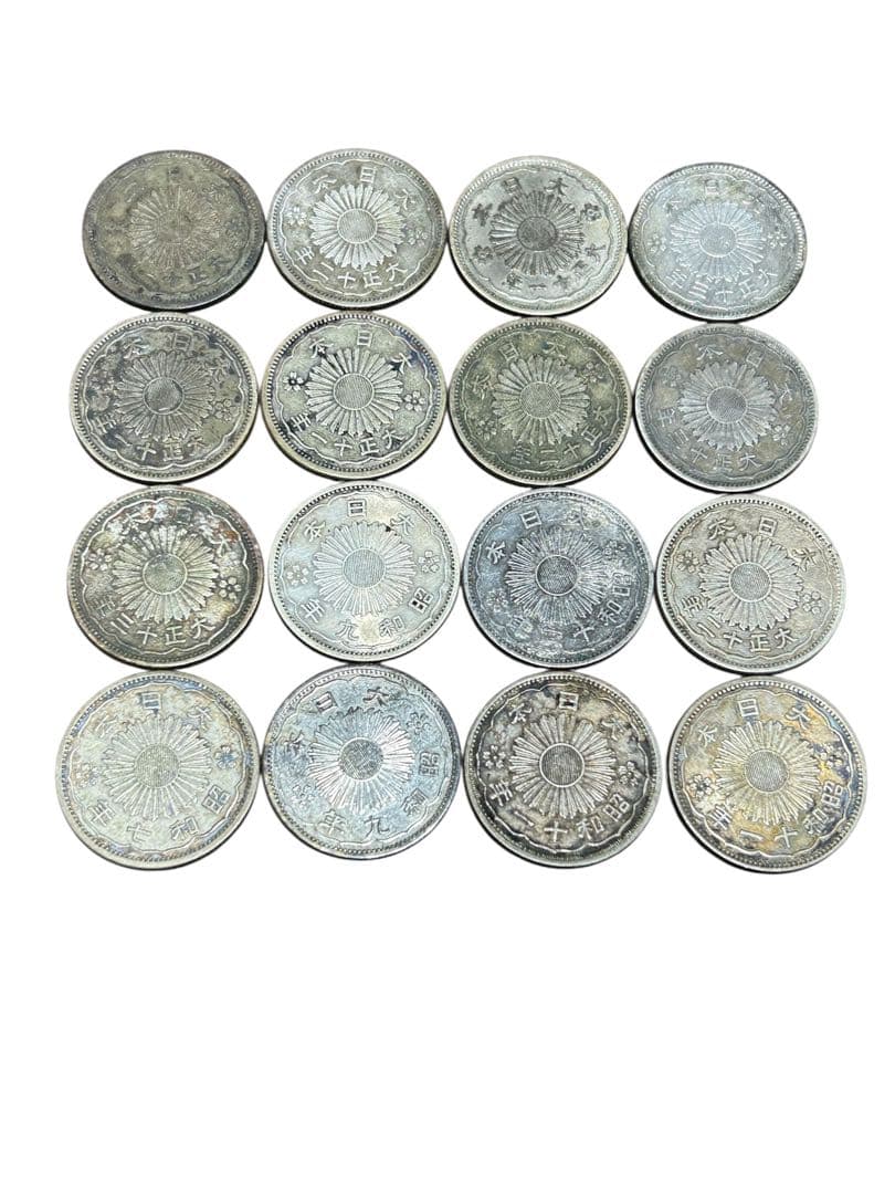 d*e様 日本銀貨まとめ 50銭銀貨 20銭銀貨 10銭銀貨など 198g 33