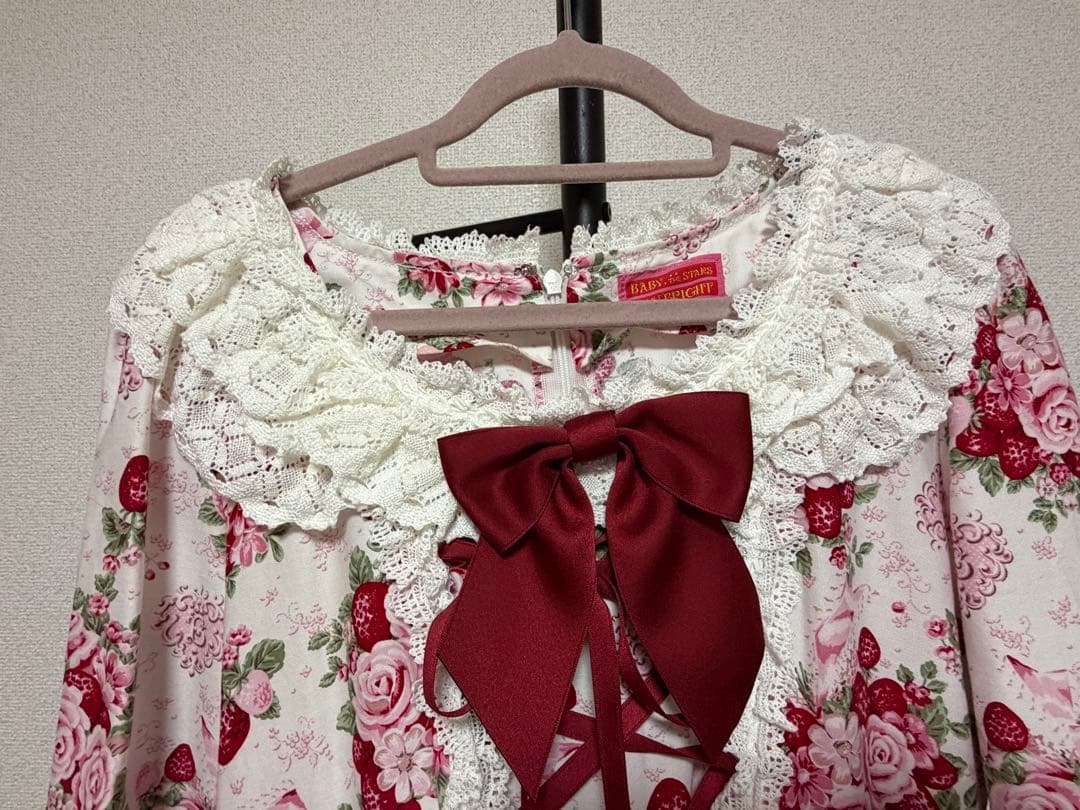 baby シュガーブーケ 姫袖ワンピース