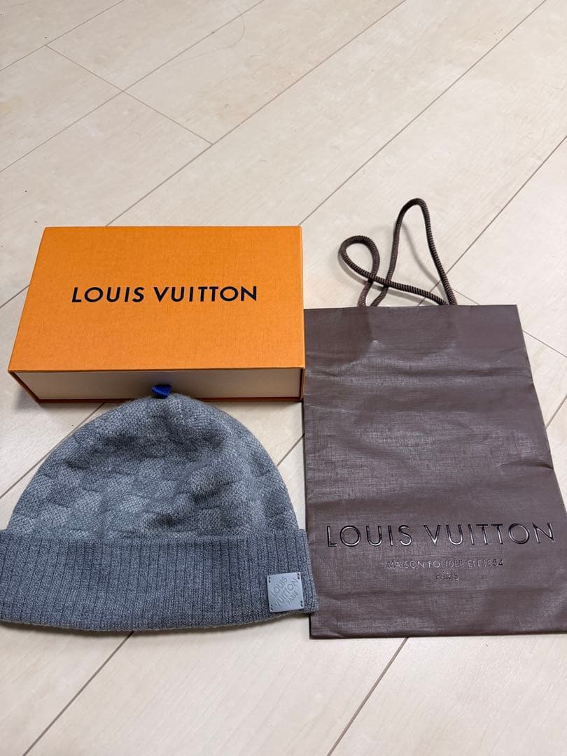 LOUIS VUITTON ビーニー・ダミエ ニットキャップ 最終値下げ