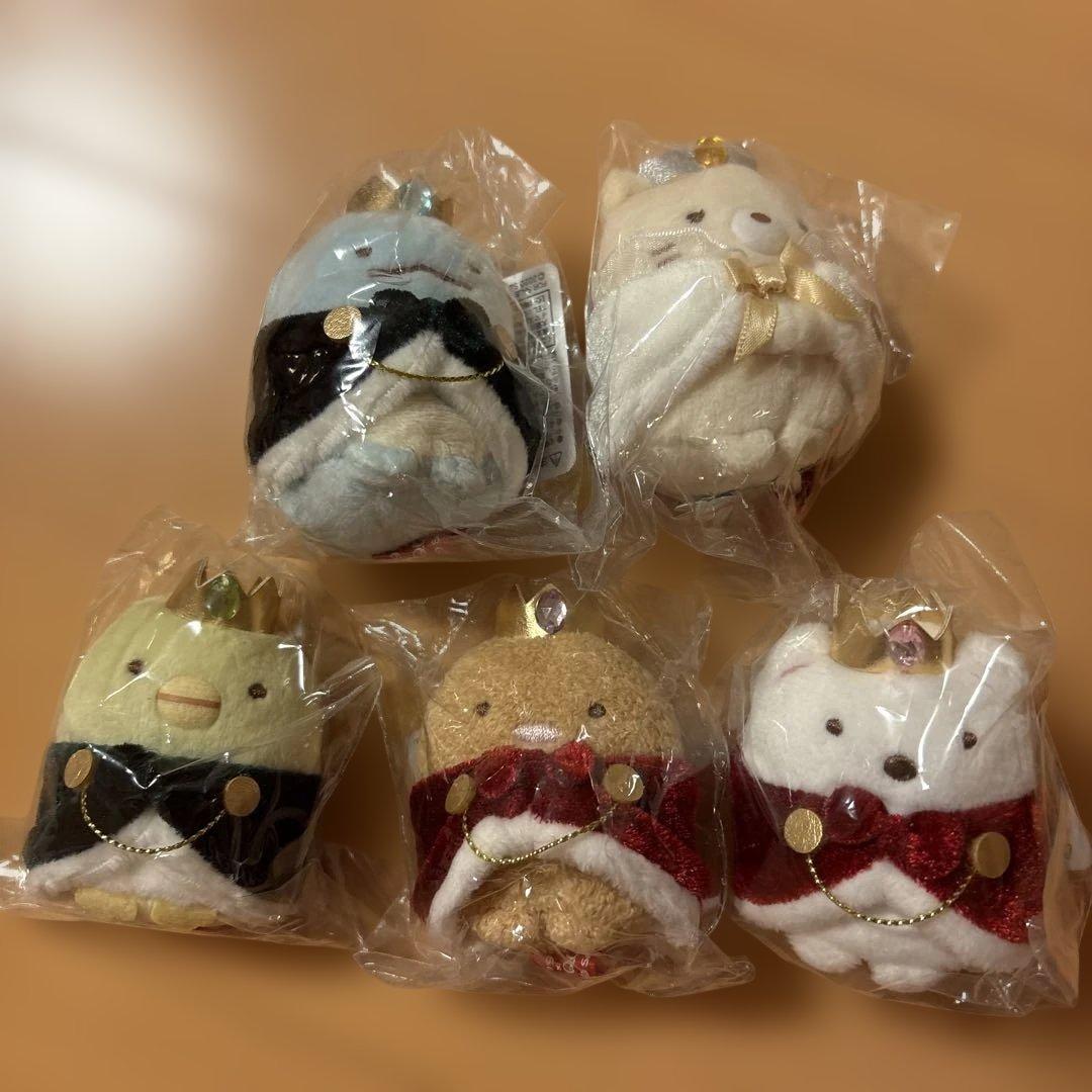 すみっコぐらし　てのりぬいぐるみ　KING &QUEEN展