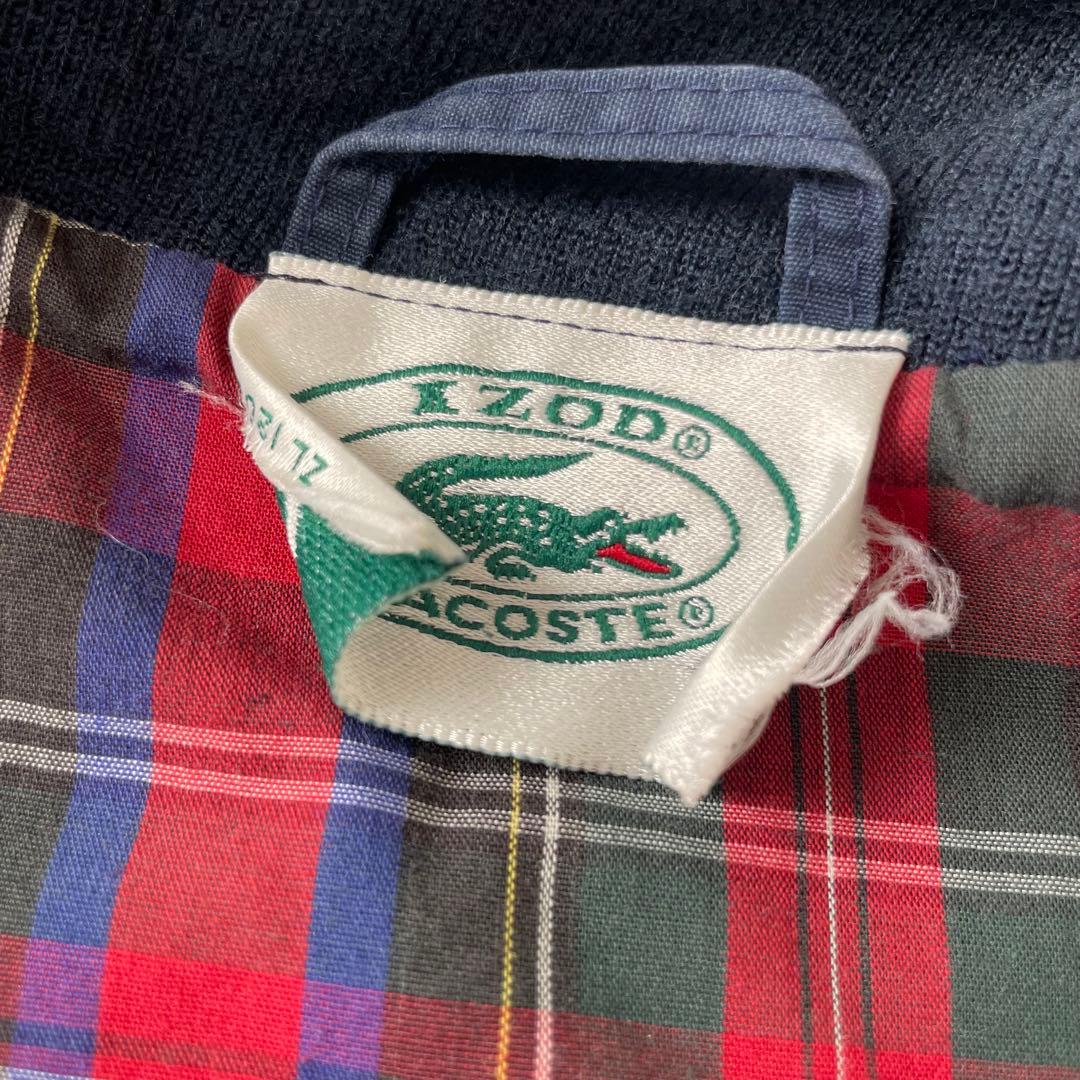 OLD French LACOSTE ラコステ ハリントンジャケット ネイビー