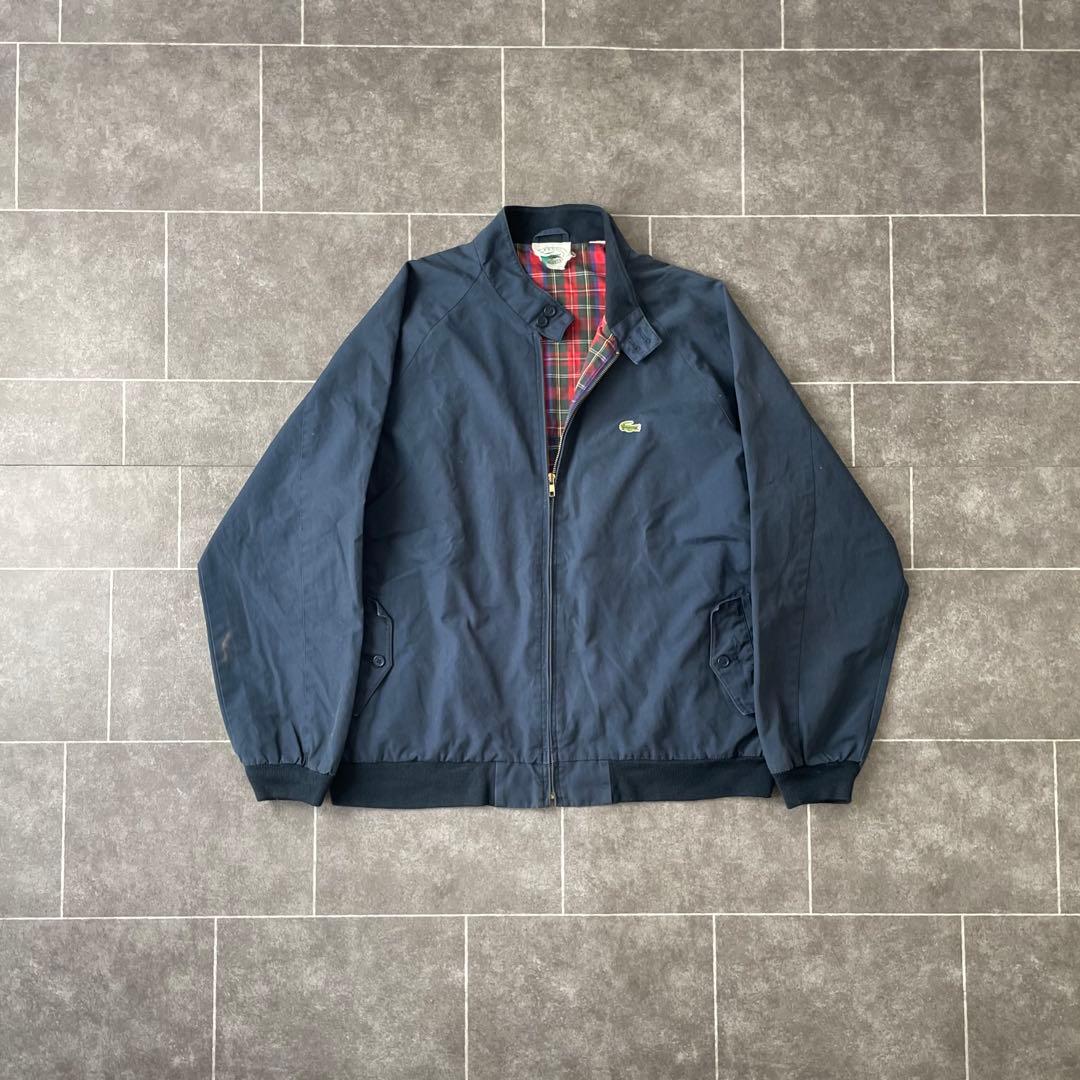 OLD French LACOSTE ラコステ ハリントンジャケット ネイビー