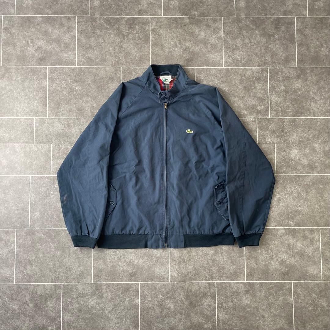 OLD French LACOSTE ラコステ ハリントンジャケット ネイビー