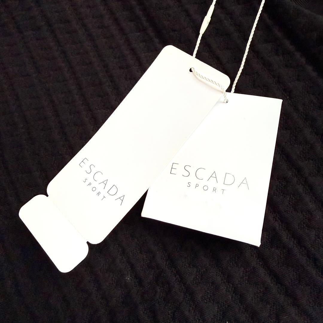 新品 ESCADA SPORT ノースリーブワンピース ドレス 36 ブラック