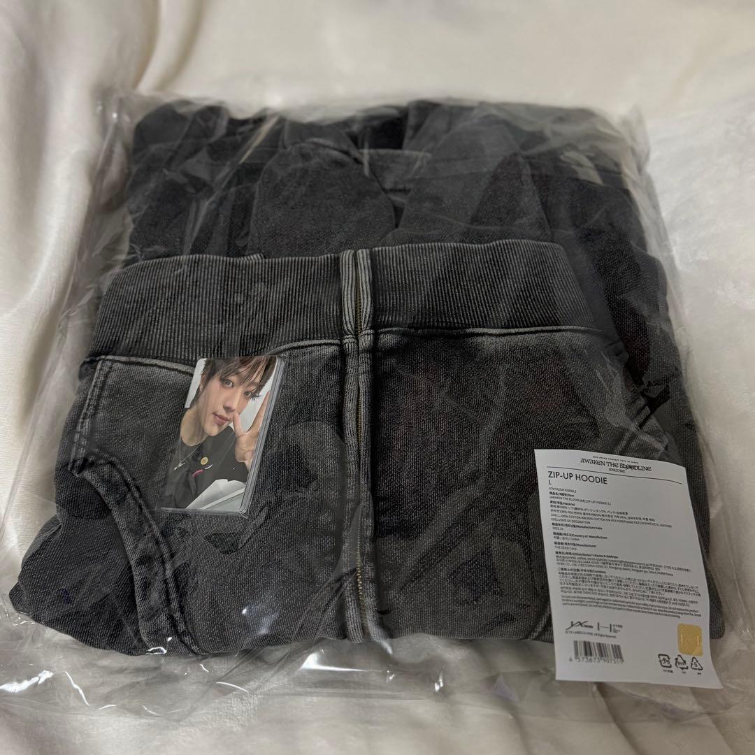 &TEAM ZIP-UP HOODIE ジップアップフーディー パーカー L
