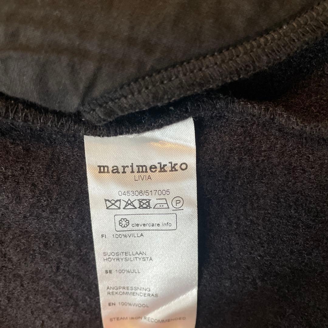 マリメッコ カーディガン　ブラック