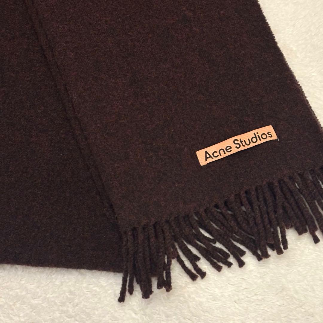Acne Studio ブラウン 茶色 マフラー