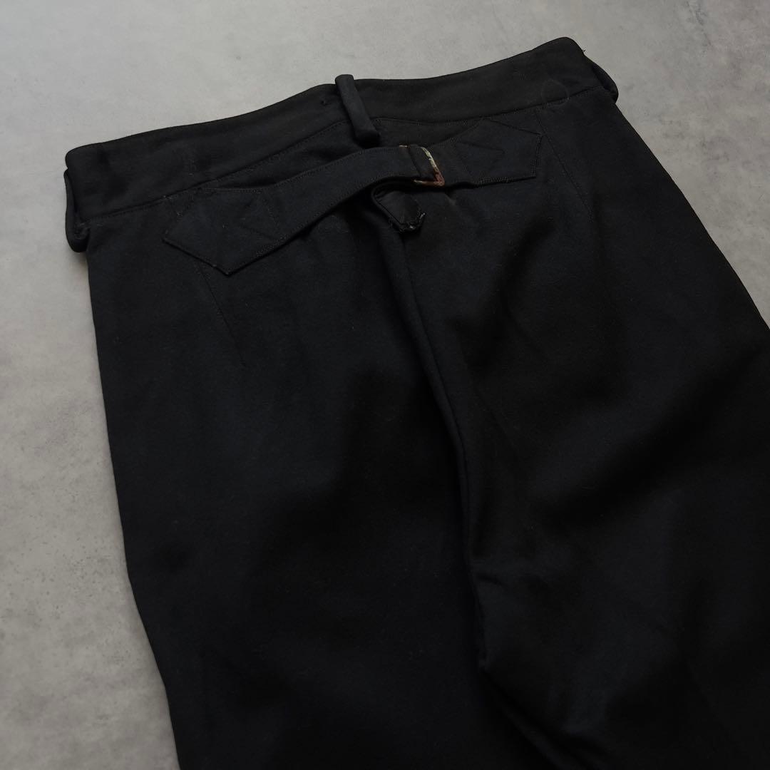30s フレンチ モールスキン パンツ シンチバック ユーロ ワーク ビンテージ
