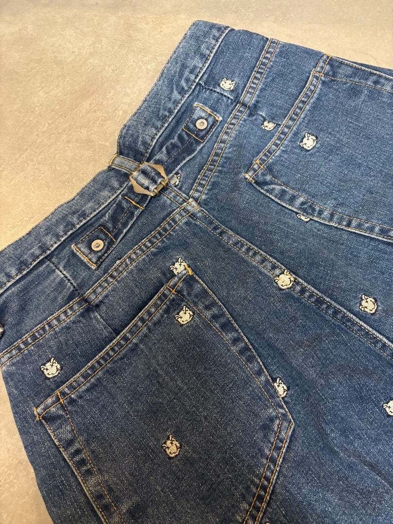 美品　Holiday denim デニムパンツ　刺繍