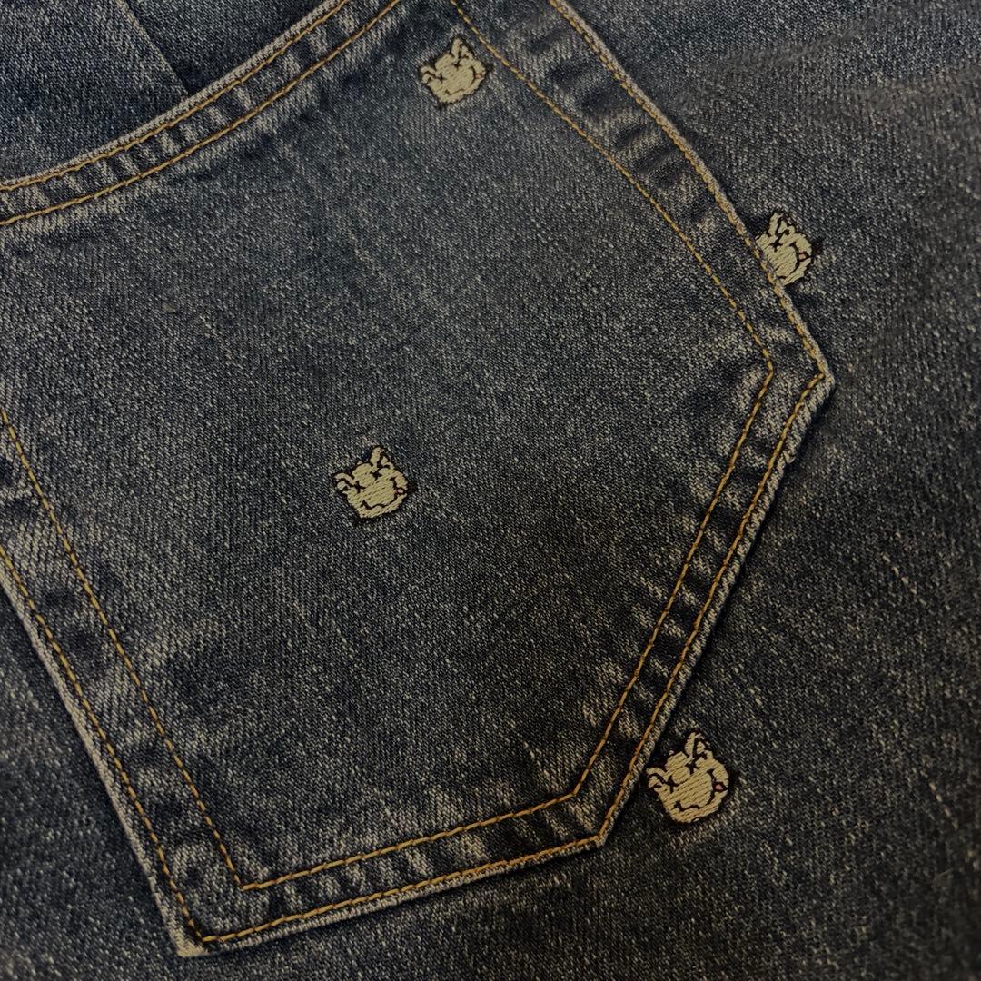 美品　Holiday denim デニムパンツ　刺繍