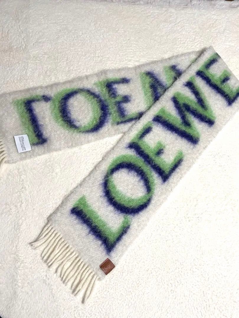 LOEWE ウールモヘア　マフラー