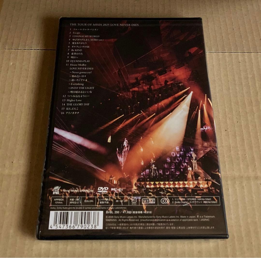 MISIA/THE TOUR OF MISIA 2025 LOVE NEVER…