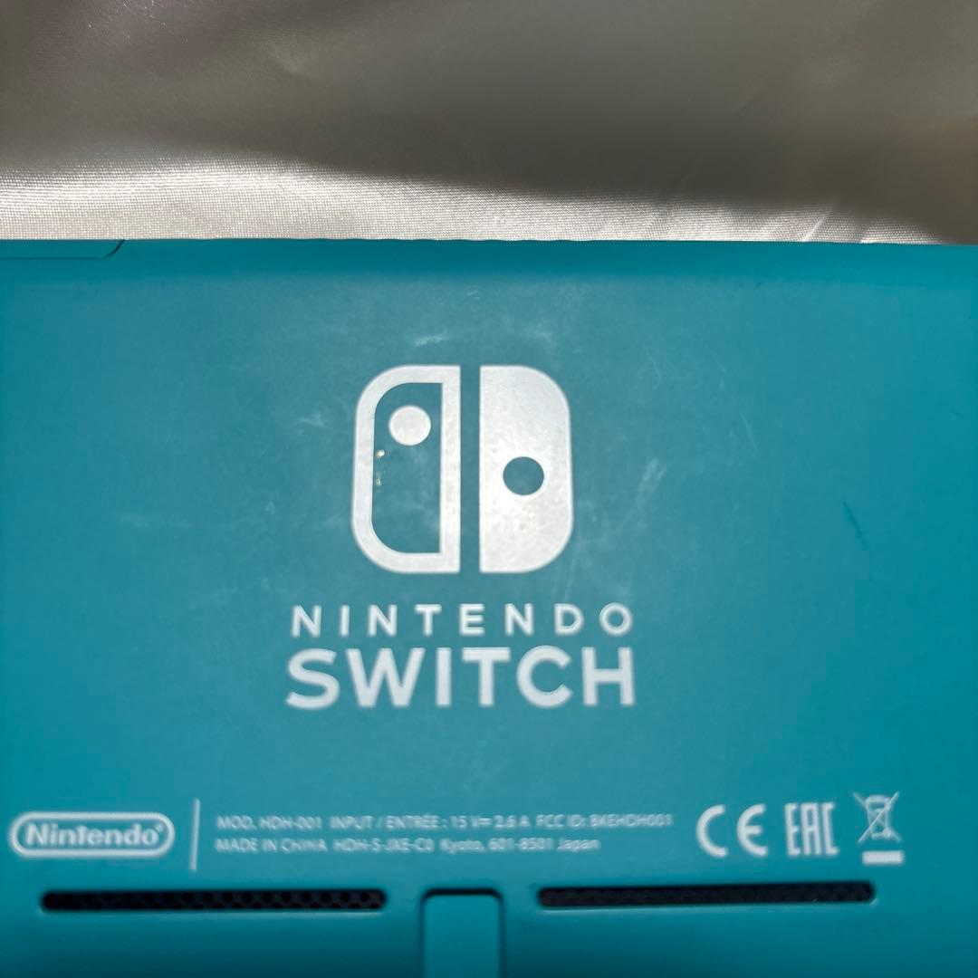 Nintendo switch lite 本体　ケースのみ　箱無し　ターコイズ