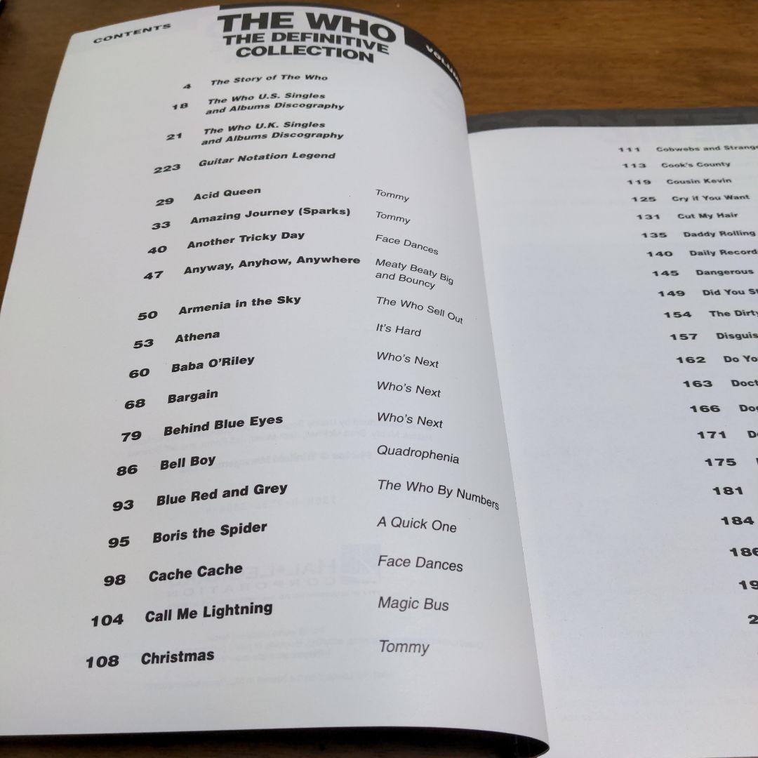 アート・デザイン・音楽 THE WHO THE DEFINITIVE COLLECTION A-E