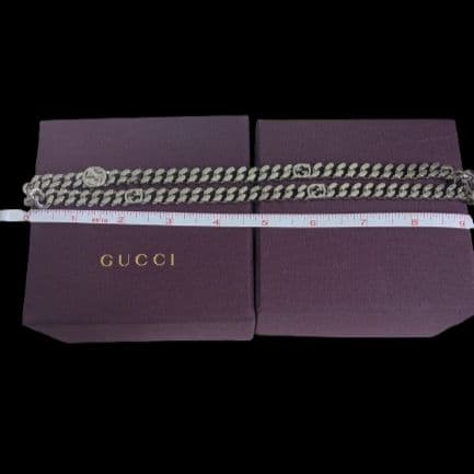 GUCCI　インターロッキングG チェーンネックレス