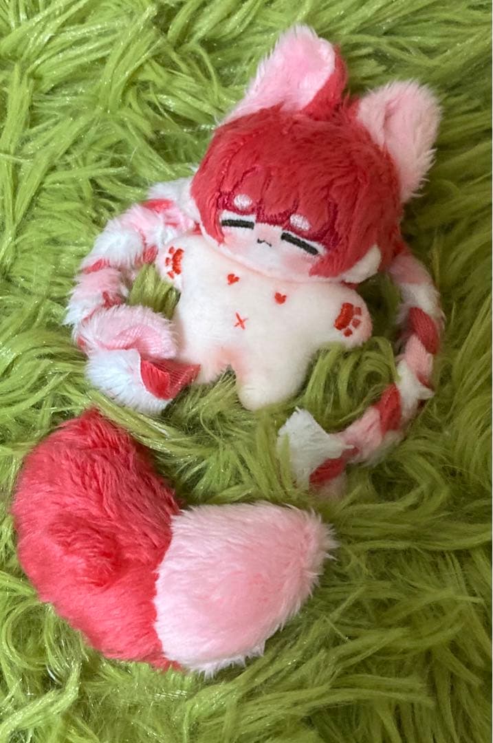 自作ぬいぐるみ・いちごパフェの女の子