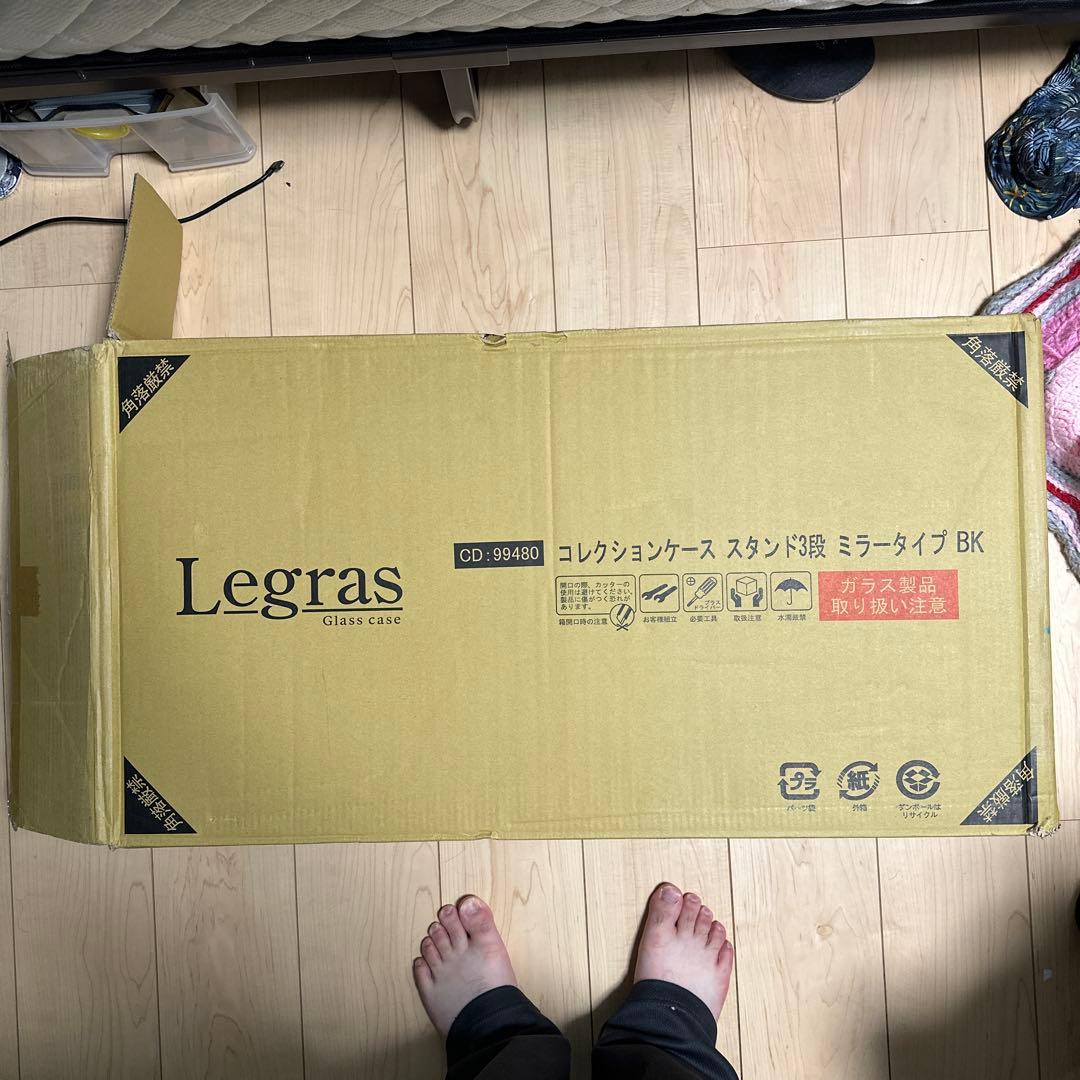 中古　欠品有り　不二貿易　コレクションケース　スタンド3段　ミラータイプ