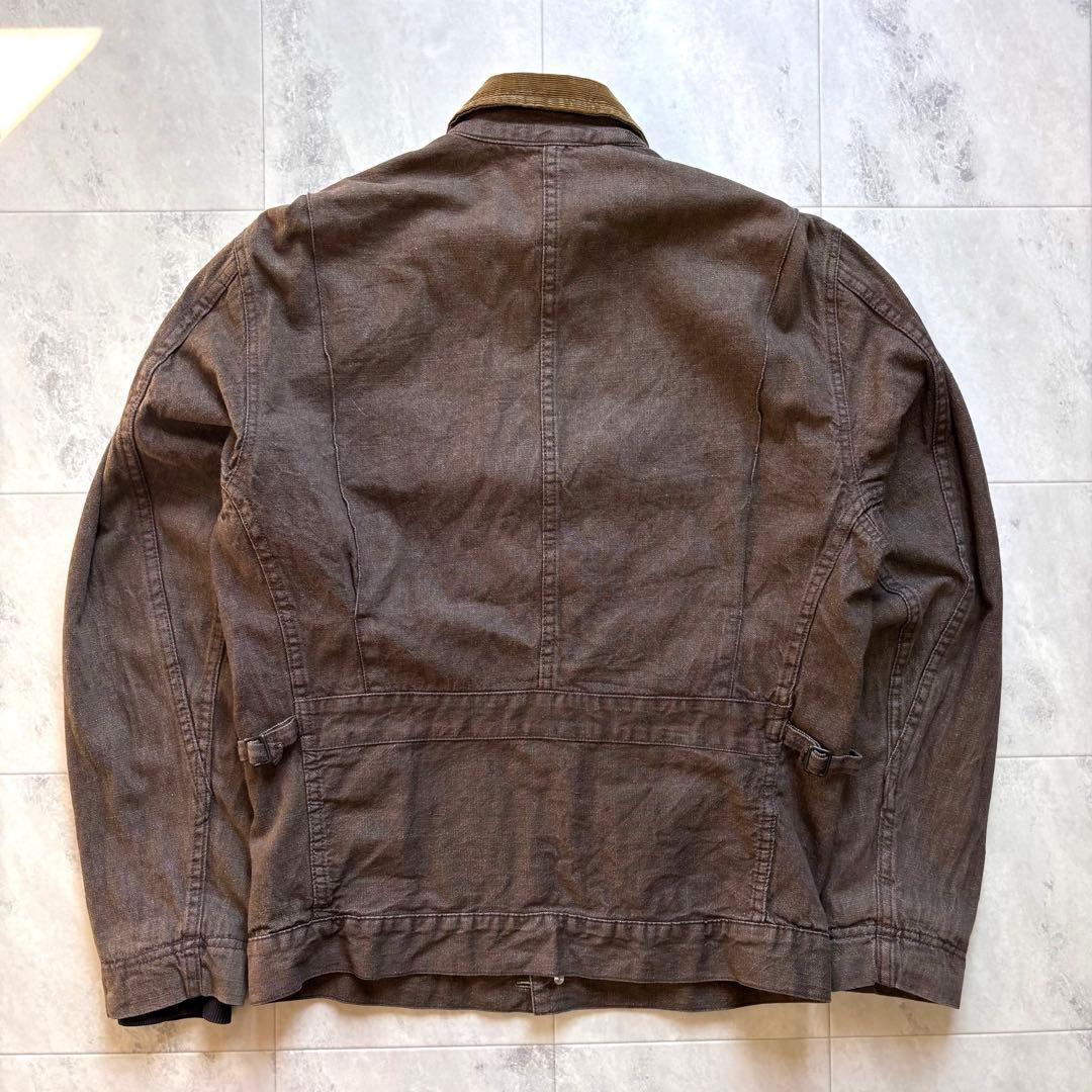 【00s】old stussy デトロイトジャケットタイプ 短丈 ブラウン M