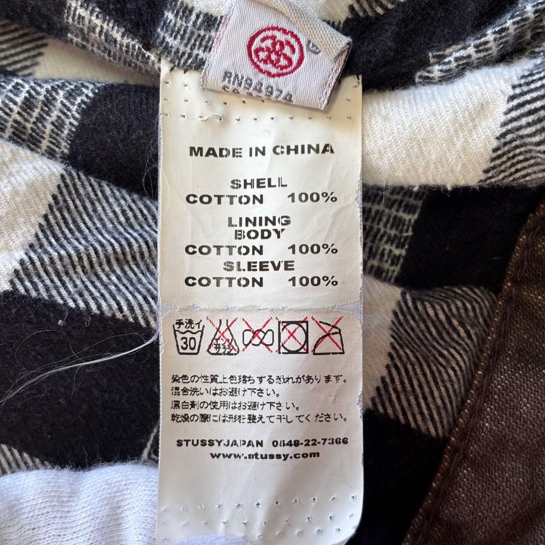 【00s】old stussy デトロイトジャケットタイプ 短丈 ブラウン M