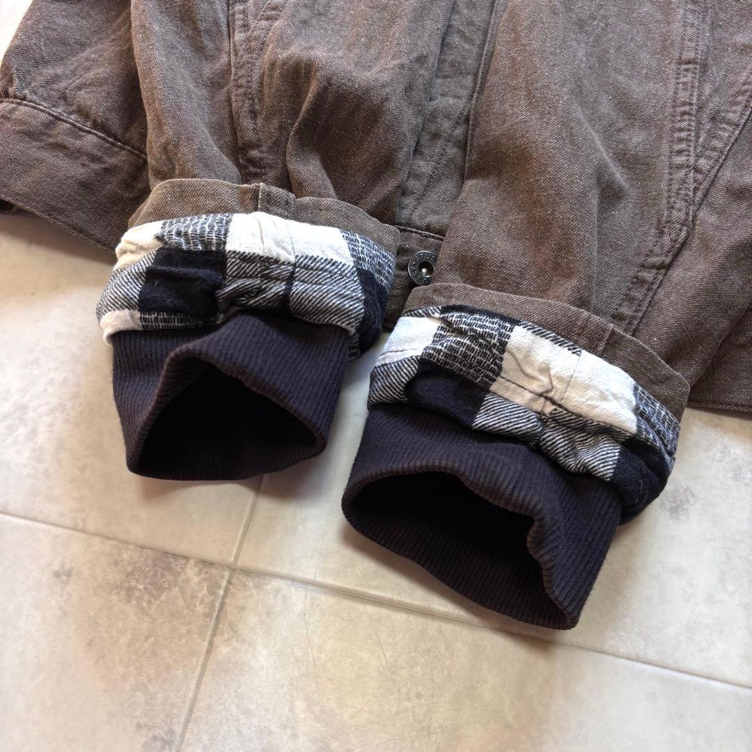 【00s】old stussy デトロイトジャケットタイプ 短丈 ブラウン M